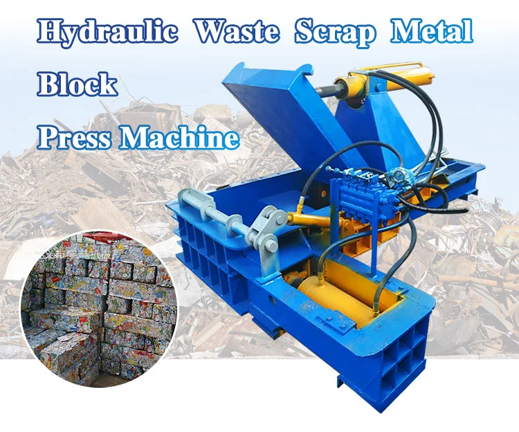 Hot Selling Hydraulic Horizontal Scrap Metal Baler Machine Recycle Compactor Press Baler