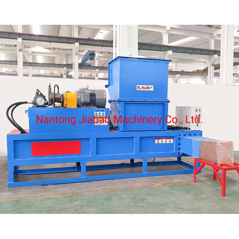 Jewel Brand Factory Supply CE Certified Horizontal Hydraulic Rice Husk Baling Press Machine