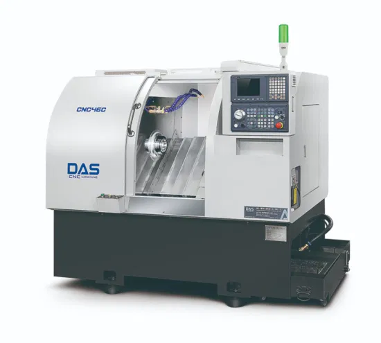 Das 46c Torno CNC 高精度金属自動油圧傾斜ベッド CNC 旋盤機